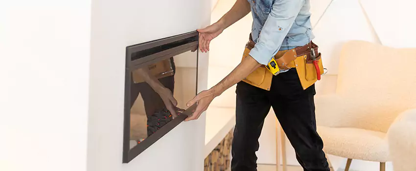 Metal Fireplace Installation in Muscatine, Iowa