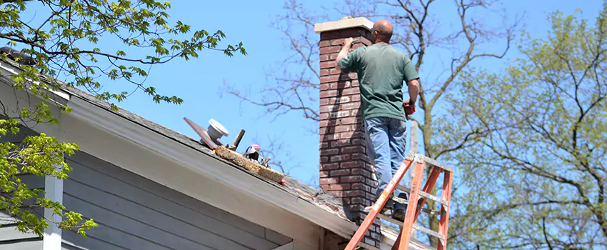 Vinyl and PVC Chimney Flashing Installation in Muscatine, IA