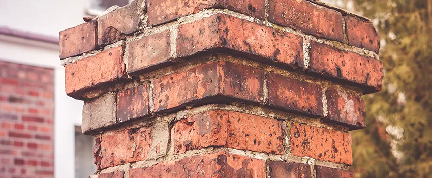 Cracked Chimney Bricks Repair Cost in Muscatine, Iowa