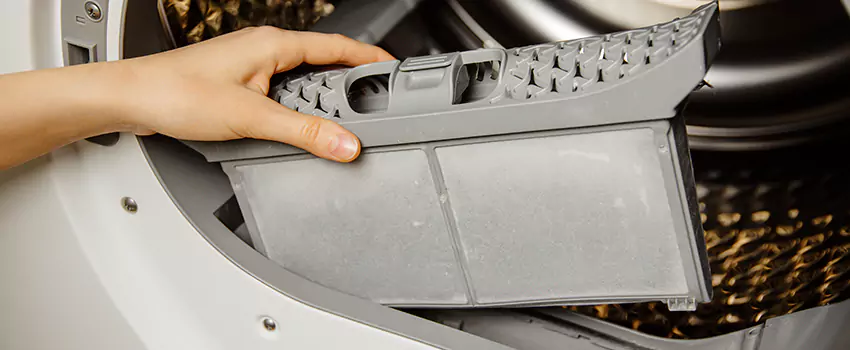 Signs Of A Clogged Dryer Lint Trap in Muscatine, Iowa