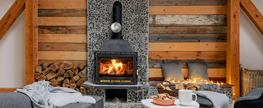 Thelin Hearth Products Direct Vent Gas Stove Fireplace Inspection in Muscatine, Iowa